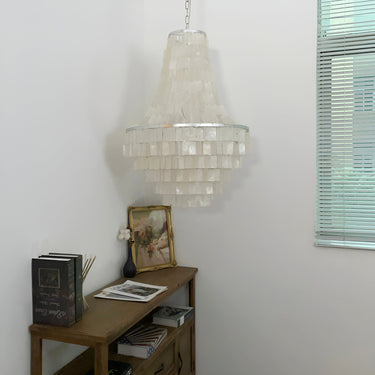 Boho Shell Tiered Chandelier Lighting