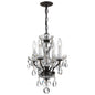 Crystorama 4-Light Crystal Chandelier Lighting