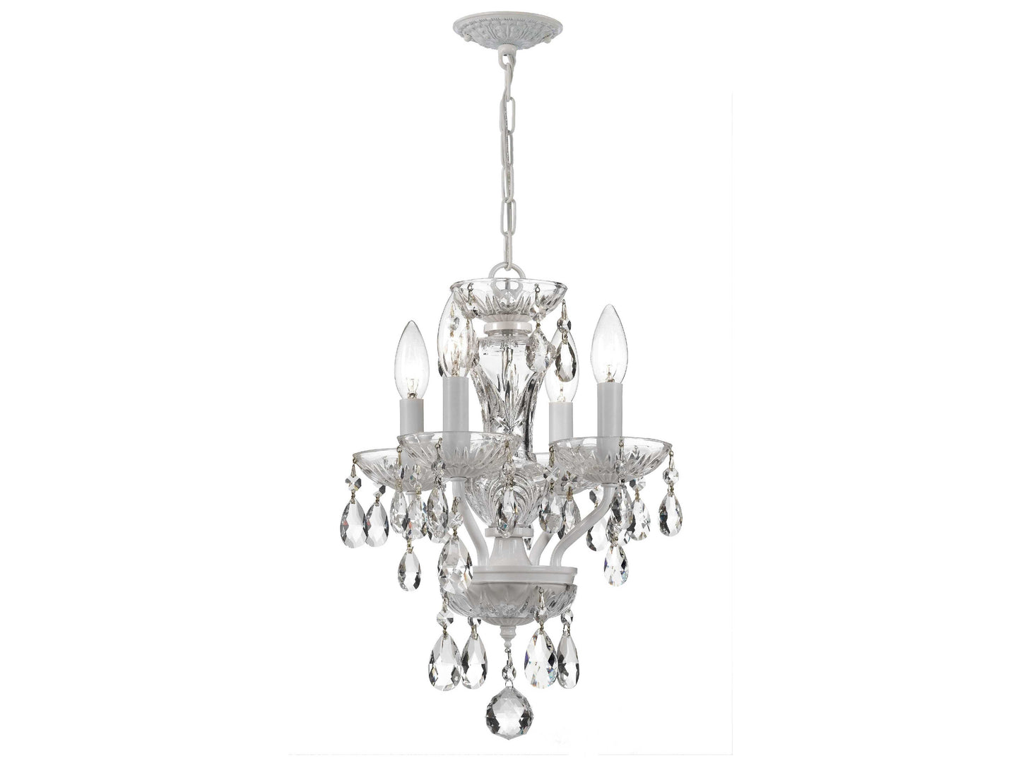 Crystorama 4-Light Crystal Chandelier Lighting