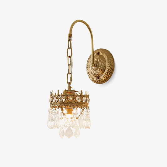 Crystal Crown Sconce Wall Lighting