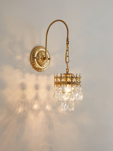 Crystal Crown Sconce Wall Lighting