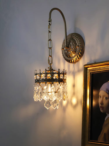 Crystal Crown Sconce Wall Lighting