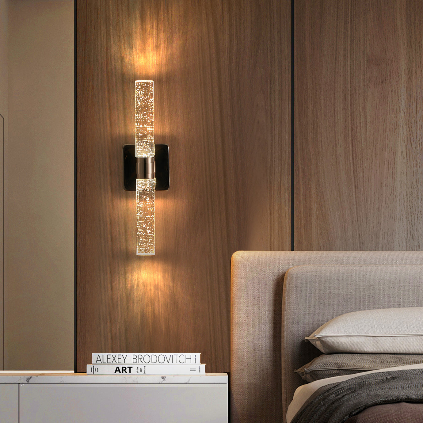 Nova Gold Crystal Wall Lighting