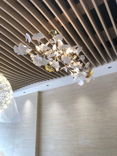 Ginkgo Leaf Chandelier Model A Lighting