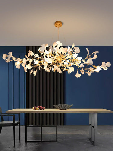 Ginkgo Leaf Chandelier Model A Lighting