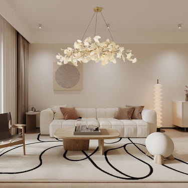 Ginkgo Leaf Chandelier Model A Lighting