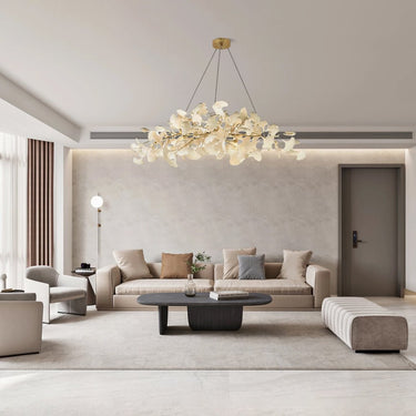 Ginkgo Leaf Chandelier Model A Lighting