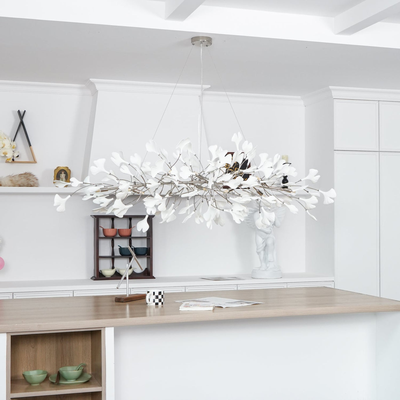 Ginkgo Leaf Chandelier Model A Lighting