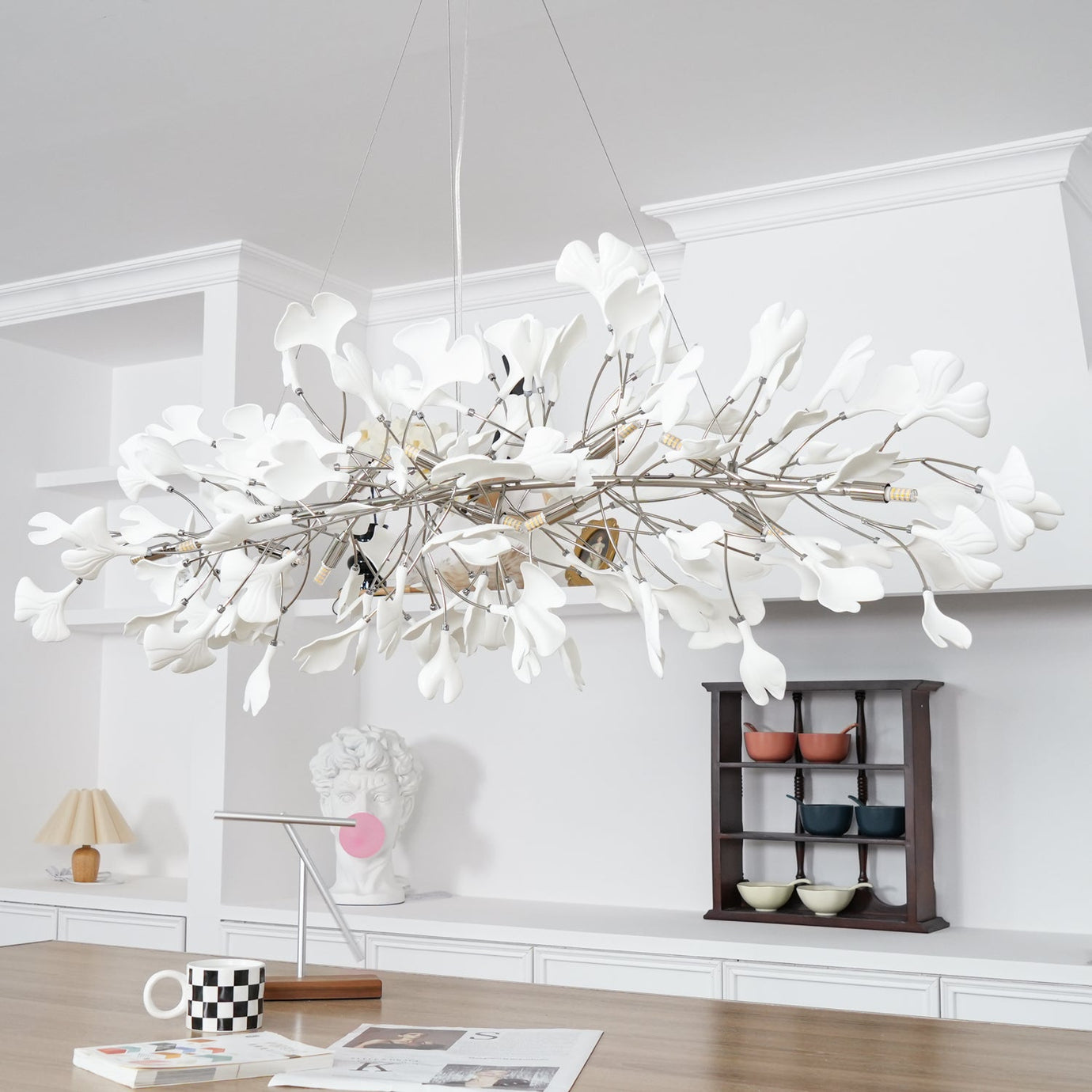 Ginkgo Leaf Chandelier Model A Lighting