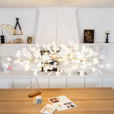 Ginkgo Leaf Chandelier Model A Lighting