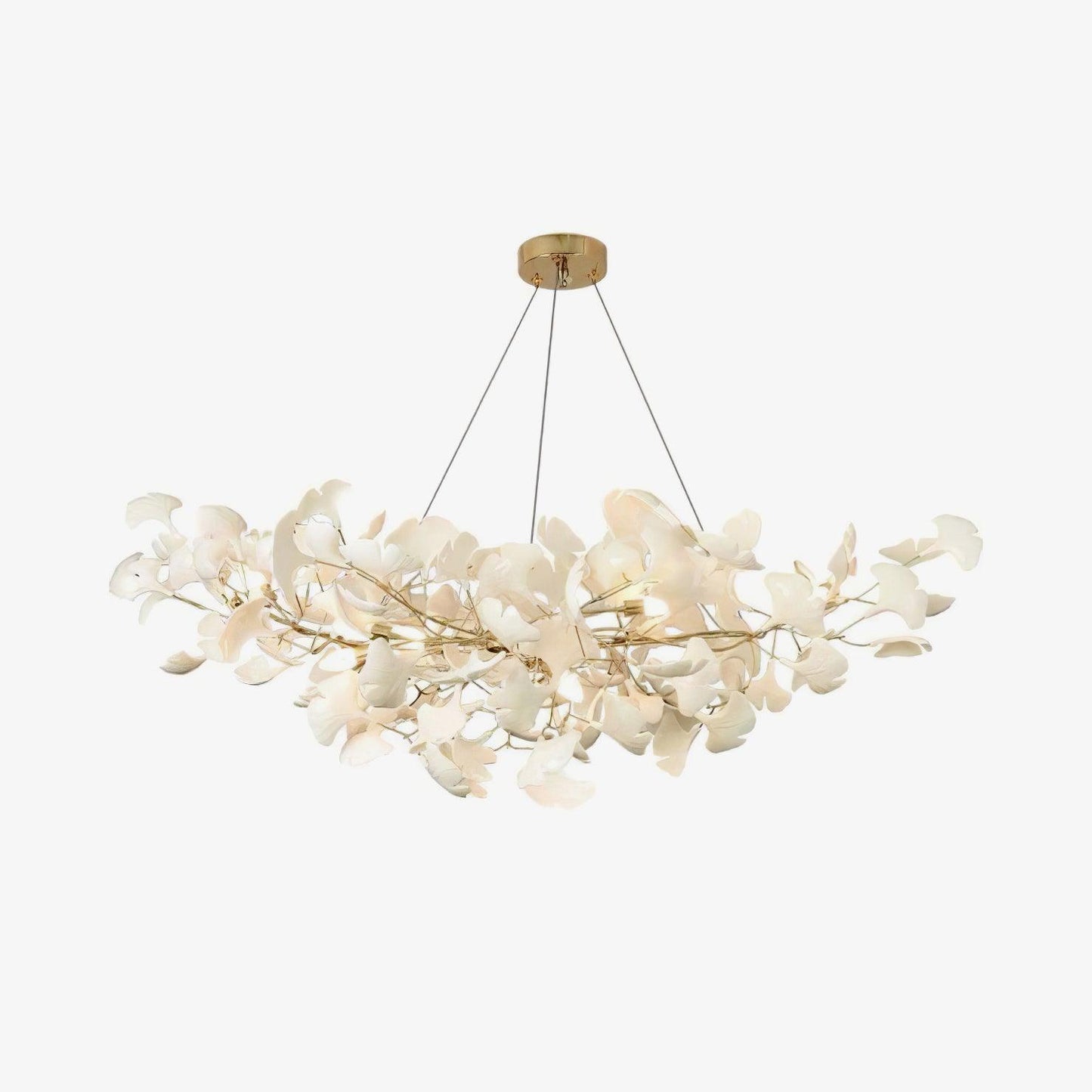 Ginkgo Leaf Chandelier Model A Lighting