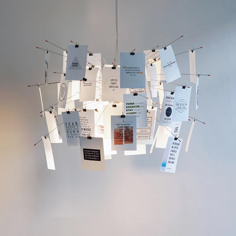 Paper Chandelier Lighting