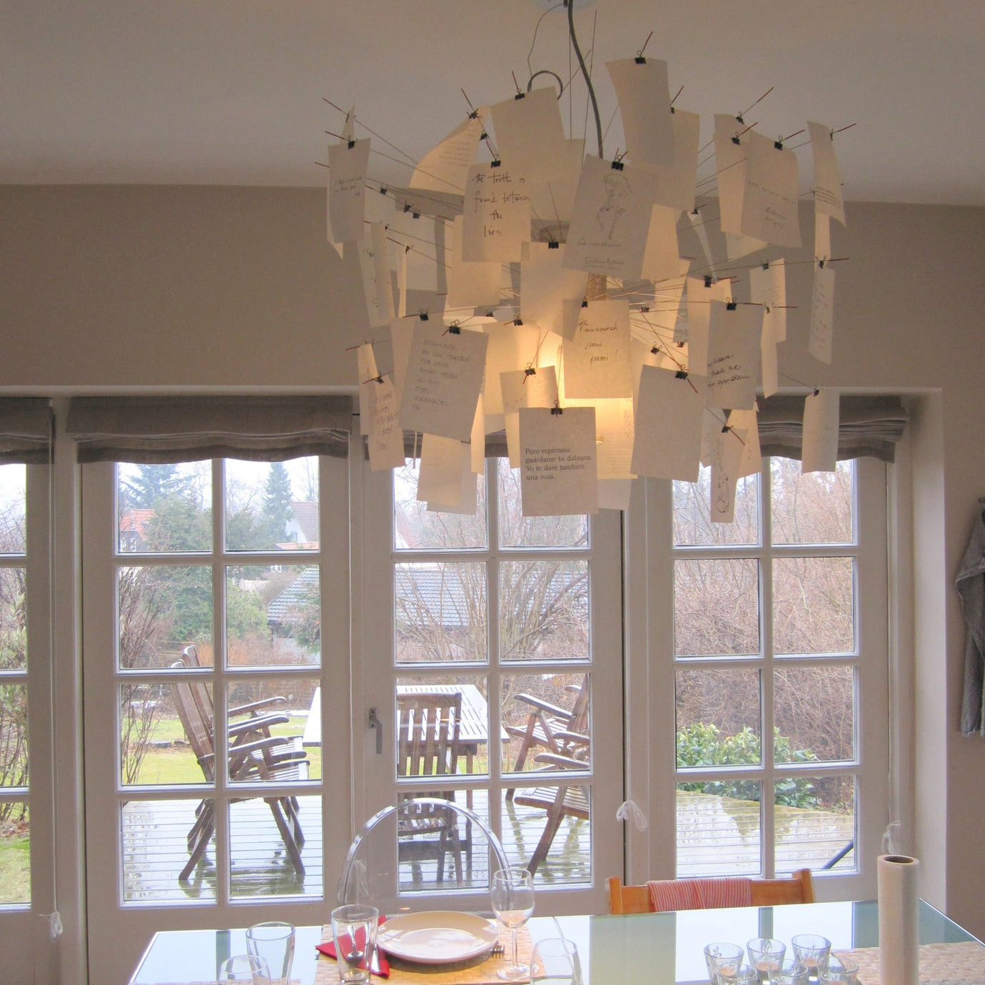 Paper Chandelier Lighting