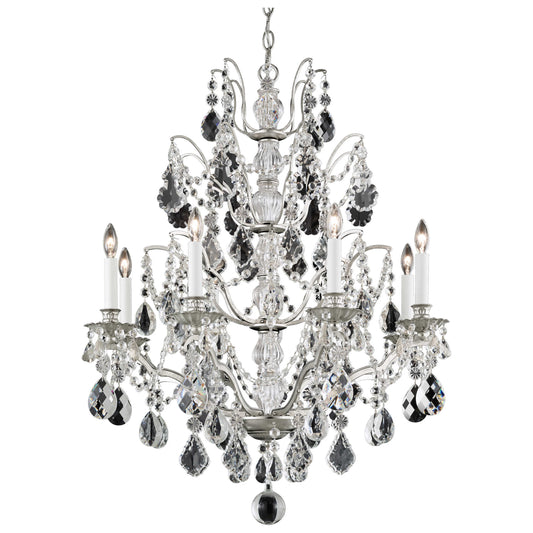 Schonbek 8-Light Crystal Chandelier