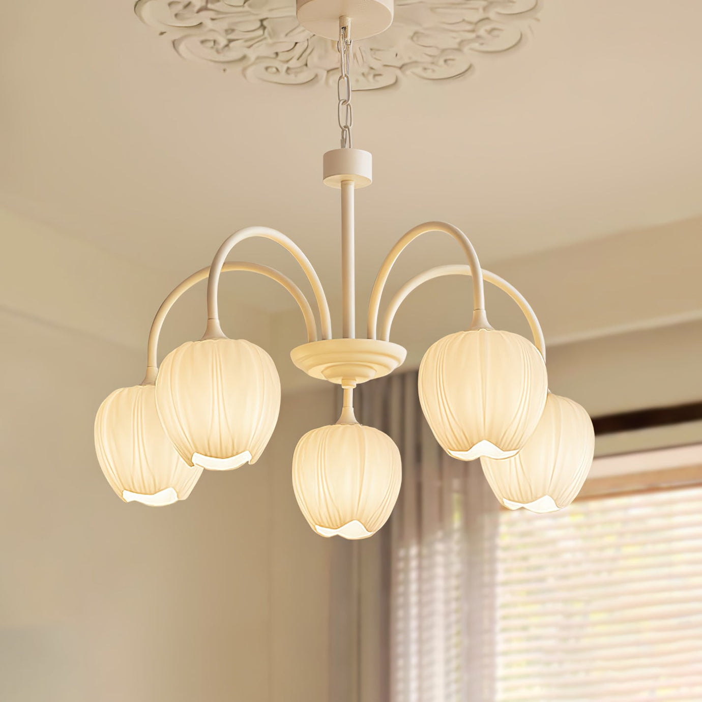 Tulip Bud Chandelier Lighting