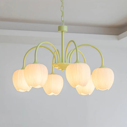 Tulip Bud Chandelier Lighting