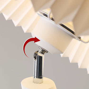 Twisted Pleated Floor Lamp Lighting
