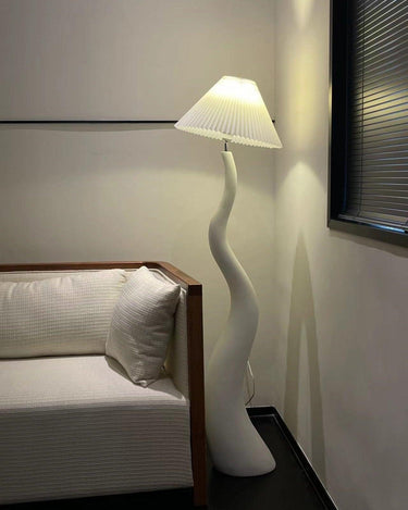 Twisted Pleated Floor Lamp Lighting