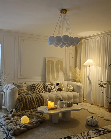 Twisted Pleated Floor Lamp Lighting