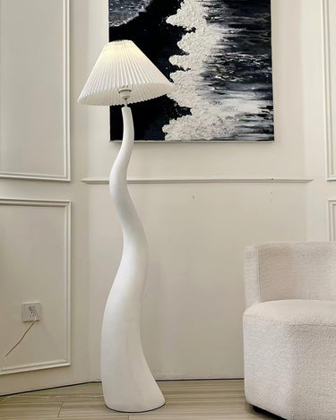 Twisted Pleated Floor Lamp Lighting