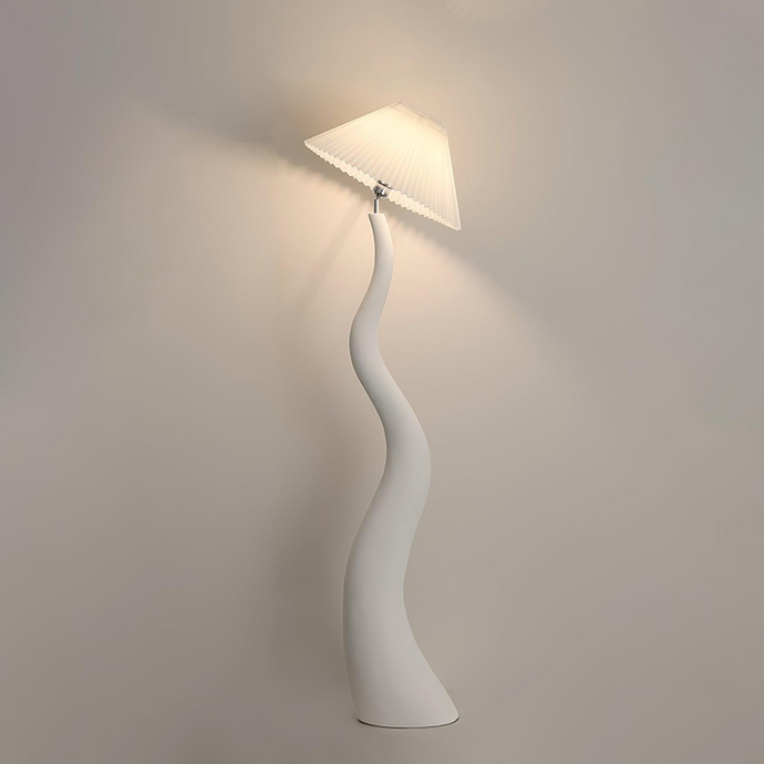 Twisted Pleated Floor Lamp Lighting